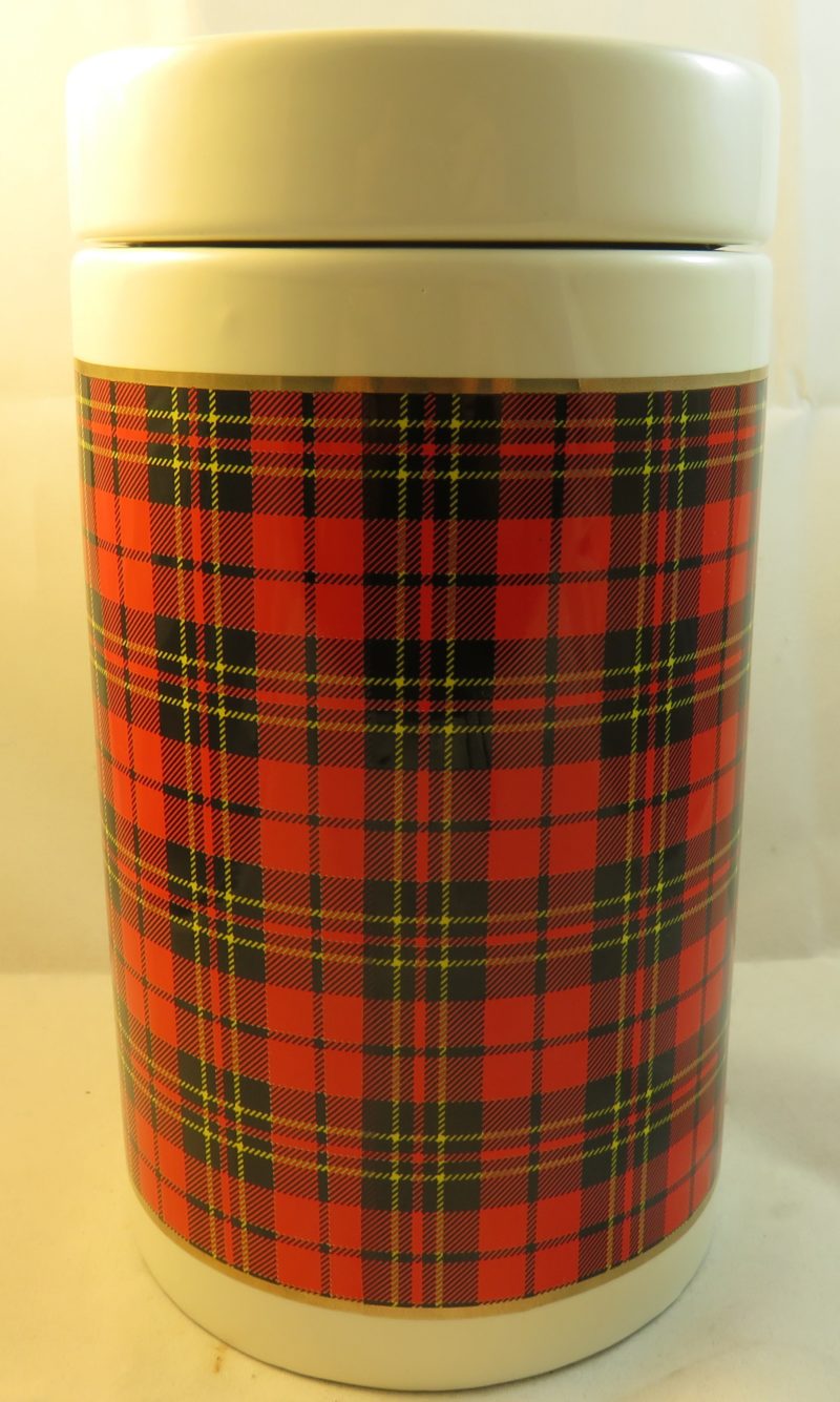 Pot à tabac lubinski écossais rouge