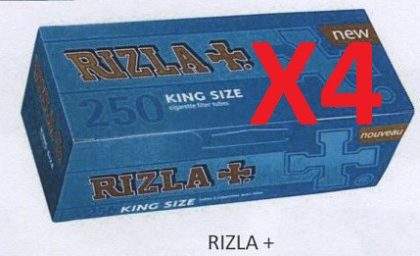 Cartouche de 4 boites de 250 tubes RIZLA+