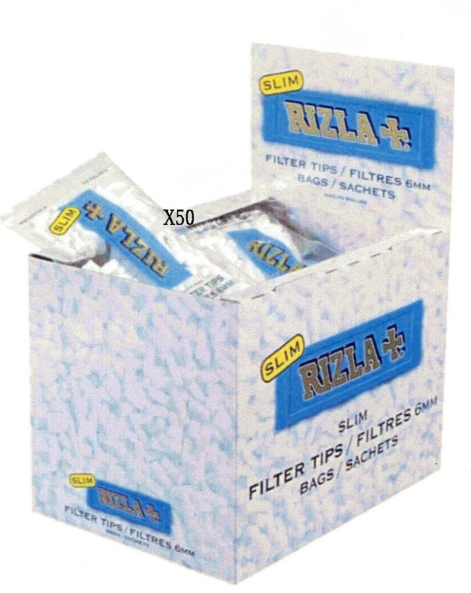 Filtres cigarettes papier Slim, Sachet de 150 filtres