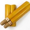 Etui à cigare Lubinski jaune grand corona/churchil