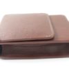 Etui pour paquets de cigarette en cuir cognac