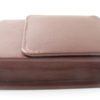 Etui pour paquets de cigarette en cuir cognac