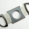 Coupe cigare ovale noir à damier