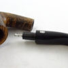 Pipe Chacom marron, foyé boule courbe