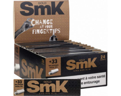 Boite de 50 feuilles SMK brown slim non blanchi.