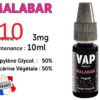 E-liquide VAP NATION malabar 3 mg/ml de nicotine