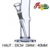 Bang verre rasta hauteur 33 cm