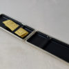Etui à cigarette Slim métal doré et noir