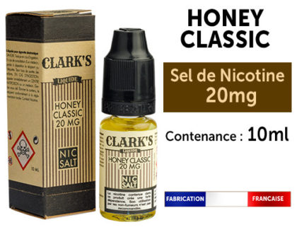 Clark's sel de nicotine honey classic 10mg
