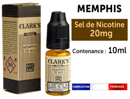 Clark's sel de nicotine menphis 10mg