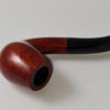 Pipe Chacom, saint claude foyer boule, demi-droite, tuyau brun