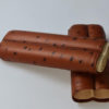 Etui à cigares 2 robustos IPV autruche claire