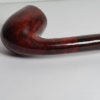 Pipe Chacom, saint claude, courbe marron, tuyau marbré marron