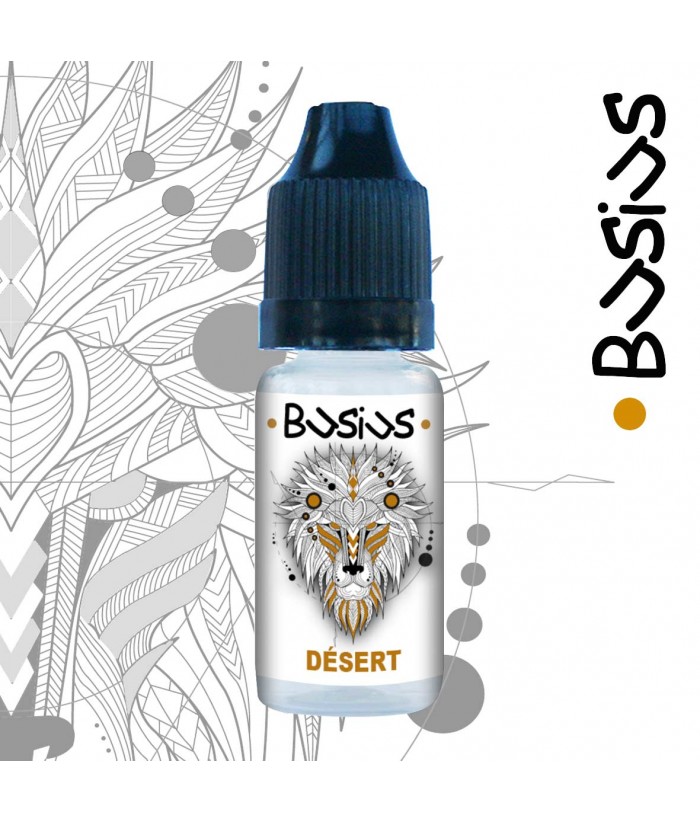 E-liquide Busius saveur Désert 70/30, 11 mg/ml de nicotine.