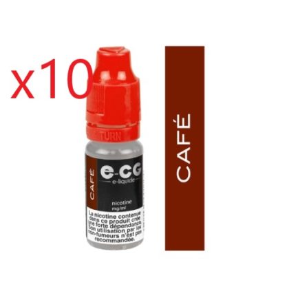 10 flacons Ecg initiale cafe 06mg/ml