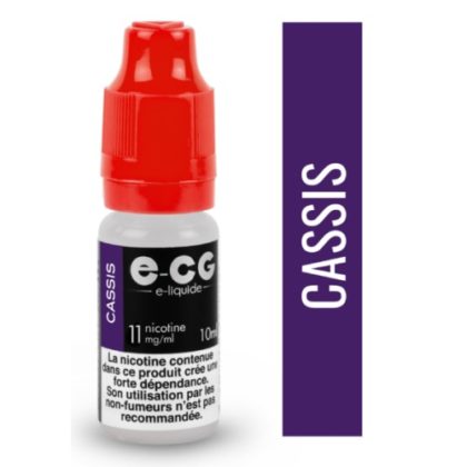 Ecg initiale cassis 11mg/ml de nicotine